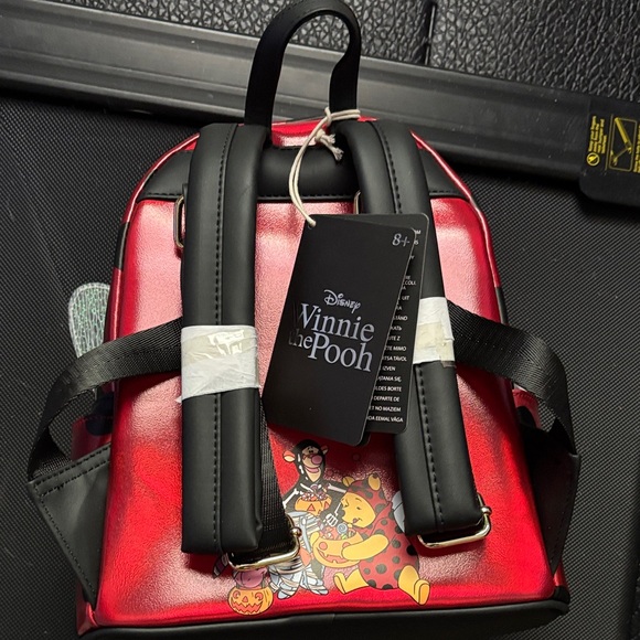 Loungefly Disney Red and Black Winnie the Pooh Backpack - Picture 3 of 5